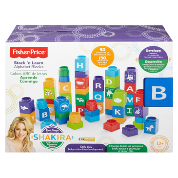 Fisher Price Shakira First Steps Collection Alphabet Blocks
