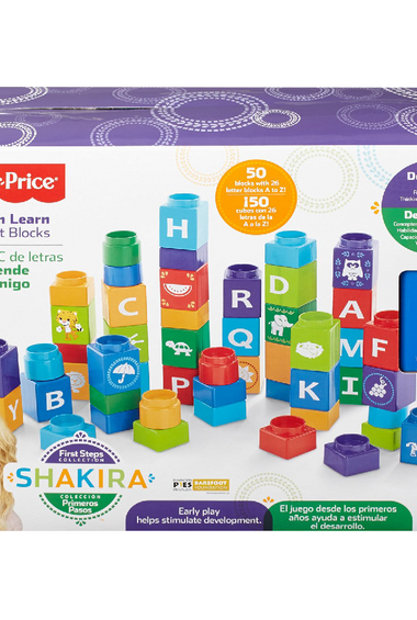 Fisher Price Shakira First Steps Collection Alphabet Blocks