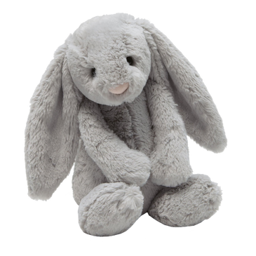 Jellycat Bashful Grey Bunny, Medium
